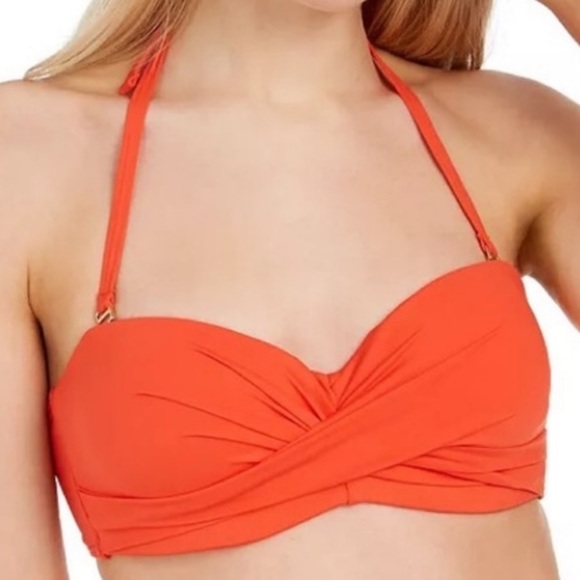 SALE! ♠️NWT: KATE SPADE✨ Ruffle Bandeau Bikini Set - Size Medium - Picture 12 of 15